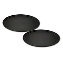 Kit Duas Bandejas Oval Antiderrapante 68x59cm Weck