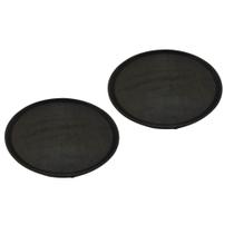 Kit Duas Bandejas Redonda Antiderrapante 40cm Weck