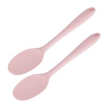 Kit Duas Colheres de Silicone Rosa Weck Kit Duas Colheres de Silicone Rosa Weck