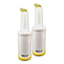 Kit Duas Garrafas Store'n Pour 1 Litro Amarela Weck Kit Duas Garrafas Store'n Pour 1 Litro Amarela Weck