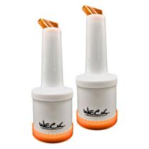 Kit Duas Garrafas Store'n Pour 500ml Laranja Weck Kit Duas Garrafas Store'n Pour 500ml Laranja Weck