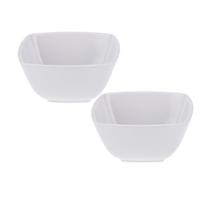 Kit Duas Saladeira Quadrada de Melamina 10,2 x 4,9 cm - 240 ml WECK