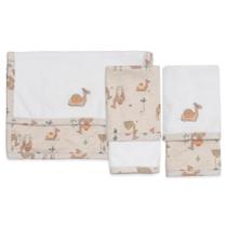 Kit Duas Toalhas de Boca Estampa Deserto Mini & Co 4641.1267