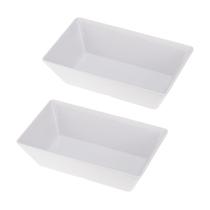 Kit Duas Travessas de Melamina Gourmet 25 x 15 x 7cm WECK