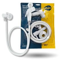 Kit ducha blukit pop branca 1,20 metros