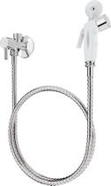 Kit ducha branco com criv e desviador 1/4v 1 20mm 220928 - blukit Kit ducha branco com criv e desviador 1/4v 1 20mm 220928 - blukit