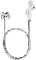 Kit ducha c/registro confort branca c/flex inox 1 2m 220930 - blukit