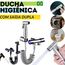 Kit Ducha Higiênica Com Registro Duas Saídas De 1/2mm