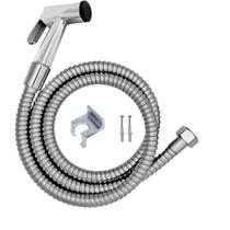 Kit Ducha Higiênica Gatilho Metal Mangueira 1,20 Sm Registro