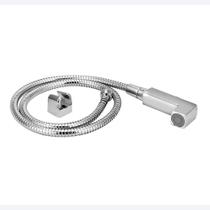Kit Ducha Higiênica Gatilho Quadrado + Flexível 1,20 Cromado