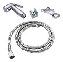 Kit Ducha Higiênica Para Banheiro Completa Luxo Metal Inox