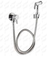 Kit Ducha Higienica Registro Com Dupla Saida Inox Escovado
