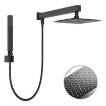 Kit Ducha Inox 20x20cm Com Desviador Manual Completa Dc-7017ap Luuk Young