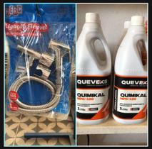 kit ducha inox + quimikal