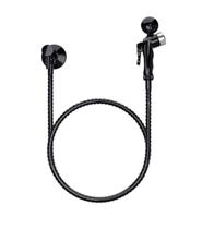 Kit ducha pop black preta confort 1/4 volta abs inox 120cm blukit