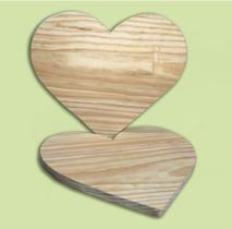 Kit Dueto Tábua de coração família em pinos para frios 2