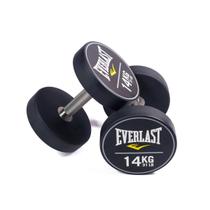 Kit Dumbbell PU Everlast Inox De 14kg - Par