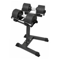 Kit Dumbell Ajustável 32kg Ahead Sports Com Suporte Rack Profissional
