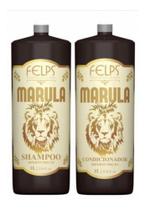 Kit Duo Felps Marula Shampoo e Condicionador Hipernutrição 1lt