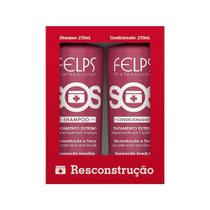 Kit duo reconstrutor capilar sos felps 2x250ml Kit duo reconstrutor capilar sos felps 2x250ml