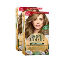 KIT DUO Soft Color Coloração Louro Acizentado 71