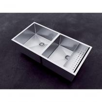 Kit Dupla Cuba Dupla Gourmet Cozinha Aço Inox Gourmet Qualidade