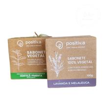 Kit Dupla Sabonetes Vegetal de Lavanda e HortelãPositiva100G