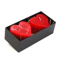 Kit Dupla Vela Coração 11,5 Cm