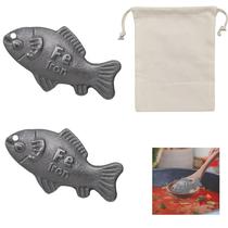 Kit Duplo de Peixe de Ferro para Cozinhar Suplemento Natural de Ferro Kit Duplo de Peixe de Ferro para Cozinhar Suplemento Natural de Ferro