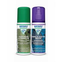 Kit Duplo Limpeza e Impermeabilização para Calçados Nikwax 125 ml Kit Duplo Limpeza e Impermeabilização para Calçados Nikwax 125 ml