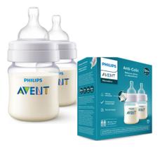 Kit Duplo Mamadeira Clássica 125ml Anti-colic - Nacional Kit Duplo Mamadeira Clássica 125ml Anti-colic - Nacional