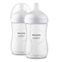 Kit Duplo Mamadeira Petala 3.0 Transparente 260ml SCY903/02 Philips Avent Kit Duplo Mamadeira Petala 3.0 Transparente 260ml SCY903/02 Philips Avent