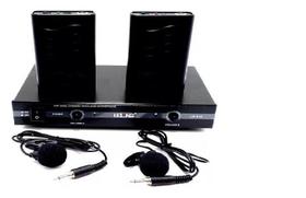 Kit Duplo Microfone De Lapela Transmissão Lelong Le-910 Kit Duplo Microfone De Lapela Transmissão Lelong Le-910
