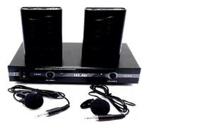 Kit Duplo Microfone De Lapela Transmissão Lelong Le-910 Kit Duplo Microfone De Lapela Transmissão Lelong Le-910