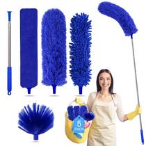 Kit Dusters Tiumso Microfiber Feather Duster com poste de extensão Kit Dusters Tiumso Microfiber Feather Duster com poste de extensão