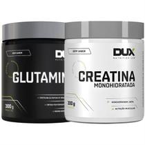 Kit Dux Creatina Pura Monohidratada 300g + Glutamina Dux 300g