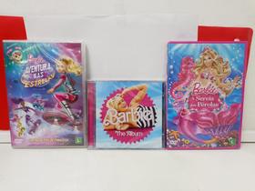 Kit Dvd Barbie 2 DVDS e Cd Barbie The Album