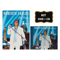 Kit dvd + cd roberto carlos em las vegas