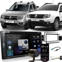 Kit DVD Player Duster/Oroch PCD 2018 a 2020 AVH-Z5280TV Pioneer + Moldura + Câmera de ré + Chicotes