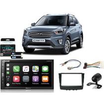 Kit DVD Player Hyundai Creta 2017 a 2020 AVH-Z5280TV + Câmera de ré + Moldura + Chicotes + Interface - Pioneer