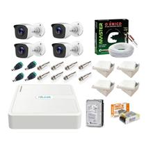 KIT DVR 04 Cameras C/DVR 104G-M1 1080P - Hilook