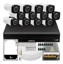Kit Dvr Intelbras 16 Canais H.265 2tb 12 Câmeras Full Hd 20m Kit Dvr Intelbras 16 Canais H.265 2tb 12 Câmeras Full Hd 20m
