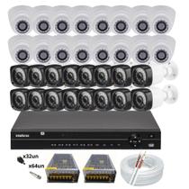 Kit Dvr Intelbras 32 Canais H.265 32 Câmeras Full Hd 1080P 20 Metros Kit Dvr Intelbras 32 Canais H.265 32 Câmeras Full Hd 1080P 20 Metros