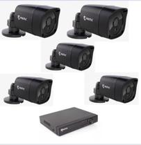 Kit DVR JL6008 + 5 Câmeras Bullet 8 Canais 1080N