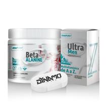 Kit Dynapure Beta Alanina200g + Ultra Men 180Tabs DynamoLabz - Dynamo Labz