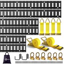 Kit E-Track Trekassy 20 peças Trilhos 41 cm + 61 cm + 91 cm Kit E-Track Trekassy 20 peças Trilhos 41 cm + 61 cm + 91 cm