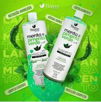 Kit Eaê! Cosméticos Shampoo + Máscara Condicionante Pimenta E Menta 2x1L Kit Eaê! Cosméticos Shampoo + Máscara Condicionante Pimenta E Menta 2x1L