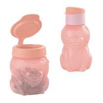 Kit Eco kids Garrafa Leão 350mL+Tupper Leãozinho 300mL Algodão