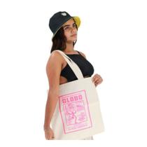 Kit Ecobag Globo Rosa e Bucket Girassol Dupla Face AMARELO