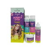 Kit Ecoflora Buble Pop 4 itens (Shampoo e Condicionador e Mascara e Finalizador)